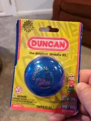 NEW The Original Genuine Duncan Imperial Yo-Yo BLUE BLUE BLUE Fun Kids Nostalgia