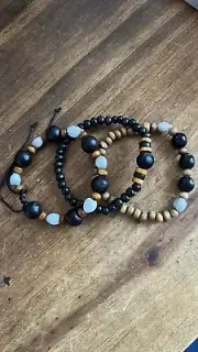 3 Is Better Than One , Wooden Beads And Seeds , Copinol And St Pedro Tears 7-8”