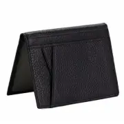 Men Simple Thin PU Leather Bifold ID Wallet Money Credit Gift Wallet Holder S5E1