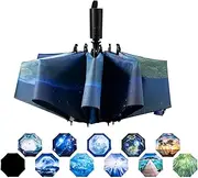 [LANBRELLA] Umbrella Compact Inverted Folding Umbrellas Auto Open Close - H2.21.Earth