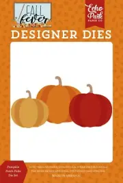 Echo Park Paper Co Fall Fever: Pumpkin Patch Picks Die Set NIP