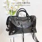 現貨二手 BALENCIAGA 巴黎世家 機車包 CLASSIC CITY S 銀釦 30CM 431621