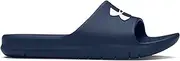 [Under Armour] Unisex CORE PTH Slide Walking Shoe, Academy/Academy/White (400)