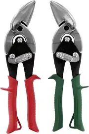 Ergonomic Midwest Aviation Snips - Offset Cut Set for Smooth Sheet Metal Work