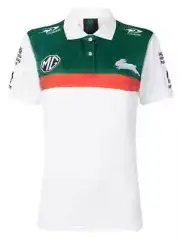 South Sydney Rabbitohs 2025 NRL Ladies Media Polo Shirt Sizes 8-24 BNWT