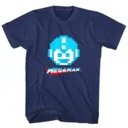Megaman Pixel Face Men's T Shirt