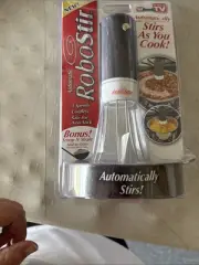 NEW As Seen On TV RoboStir Automatic Cordless Pot Stirrer 3-Speed Non-Stick NEW!