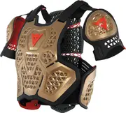 Dainese MX1, protector vest Level-1/2 , color: Black/Copper/Red , size: XXS-M