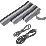 90 PCS Reusable Cable Ties with Hook and Loop, Multi-purpose Adjustable Cable...