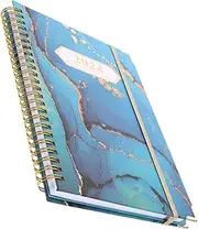 Uonlytech Monthly Planner Notebook Portable Spiral Bound Notepad for Students and Professionals Stylish Lightweight Organizer for Office School and Home Use Planning
