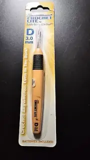 Crochet Hook Size D-SCRAP Needs Battery