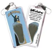 Birmingham FootWhere® Souvenir Zipper-Pull. Made in USA