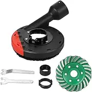 GUYOS Extraction hood for angle grinder 115mm + Diamond Grinding Cup 115mm x 15mm for Concrete