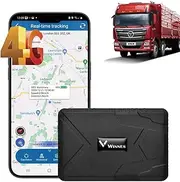 4G TK915 GPS Tracker Work Globally Strong Magnet Car GPS Tracker Anti Theft Realtime Location Track Monitor 7800mAh Long Battery Life GPS Tracker with APP, Without Subscription Fee