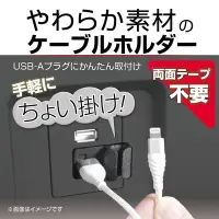 在飛比找Yahoo!奇摩拍賣優惠-【MINA米娜】日本 SEIKO USB固定式 理線器 充電