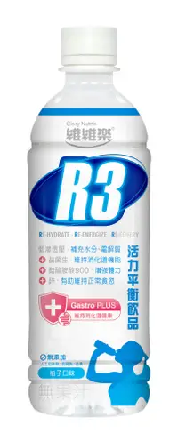 在飛比找樂天市場購物網優惠-維維樂 R3活力平衡飲品Plus 柚子口味 電解質補充 50