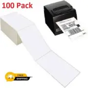 4x6 Thermal Shipping Labels - 100 Pack For Rollo Zebra