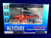 Altitude by Propel 2 CH Wireless Easy To Fly Indoor Helicopter Skill Level RED