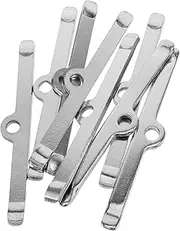 ABOOFAN 4pcs Valve Cover Spreader Bars Chrome Hold Down Kit for Sbc Durable Engine Accessories for Easy Installation and Compatibility