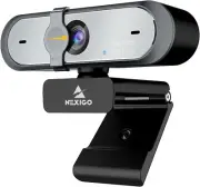Full HD 1080P Webcam: 60FPS Streaming, Dual Noise-Cancelling Mic & Privacy Cover