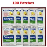 Salonpas Patches Pain Relieving 100 Patches Made in Vietnam Exp 2026