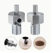 ENJOYWOOD Woodworking Chamfer Tool T10 Alloy Blade Stainless Steel 9mm Hex Shank for 19mm/20mm Dog Holes Polished Finish