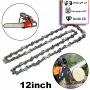 1/2/3/4/6Pcs 12" Chainsaw Chain 45 DL .050" Electric 3/8"LP Saw Replacement Tool