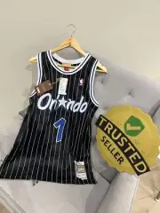 Size Medium Tracy McGrady Orlando Magic Black Nba Jersey