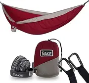 Nakie Double Hammock (Merlot Red)