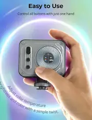 SmallRig Vibe P108 Pro RGBVideo Light, Portable Led Camera Light for Photography