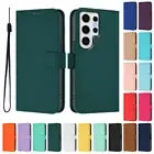 Slim Wallet Leather Flip Case Cover For Samsung S24 S23 FE S25 S22 Ultra S21 FE
