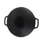 30cm Korean Grill Pan Non Stick Round Stone Outdoor Griddle Pan For ZMS