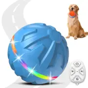 Interactive Dog Toys Ball with Remote Control LED Lights, Durable Rubber Pepp...