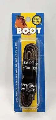 Boot Laces - Work Shoe - Nylon Braided Boot Laces. Brown/Tan 1 PAIR