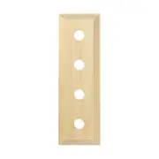 5424 Switch Socket Block Classic Quad Pine H90xL280mm