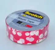 3M Scotch Washi Tape Cherry Crafting Paper Sticker Packaging Scrapbooking Crafts