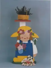 Madelaine - Plant Stand Decorative Painting Pattern from The Stenciled Duck