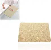 Non-Slip Mat - Fast Drying, Foot Scrubber Mat for Bath, Tub, Bathroom, Home, Kitchen, Hotel (Beige, 24x16 Inch)