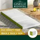 Giselle Bedding Foldable Mattress Folding Foam Mattresses Camping Single Green