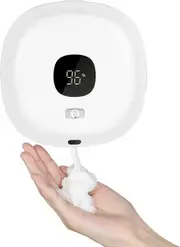 Wall Mounted Automatic Soap Dispenser,300ml Smart Sensor Soap Dispenser,Touchless Foam Dispenser White