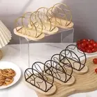 Black/Gold Standing Napkin Holders Desktop Paper Dispenser Cocktail Cookouts