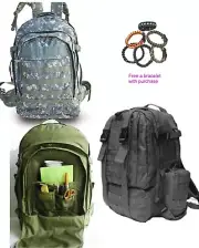 EXPLORER TACTICAL B6-3 Day Assault Backpack Pack Molle Bag Hiking Army