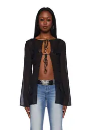 [Lioness] Barely There Tie Top