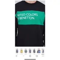 在飛比找蝦皮購物優惠-Benetton 班尼頓男大人上衣 /大學T/logo