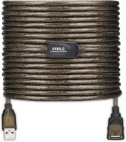 LDKCOK USB 2.0 Type a Male to a Female Active Repeater Extension Cable 50Ft, Hig