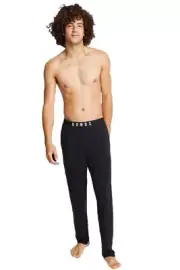 Bonds Mens Comfy Livin Jersey Pant - Black Tracksuit Pants Trackies Xs