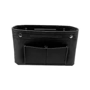 Travel Organiser Handbag Felt Bag Tote Insert Liner Purse Pouch Women 3 Sizes - Black
