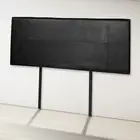 PU Leather Double Bed Headboard Bedhead Bedroom Furniture - Black