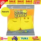 2pk Scrub Daddy Dish Daddy Soap Dispensing Dish Wand Refills Easy-grip handl