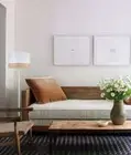 TAMBURA: Scandinavian Large Round Drum Shape Floor Lamps White